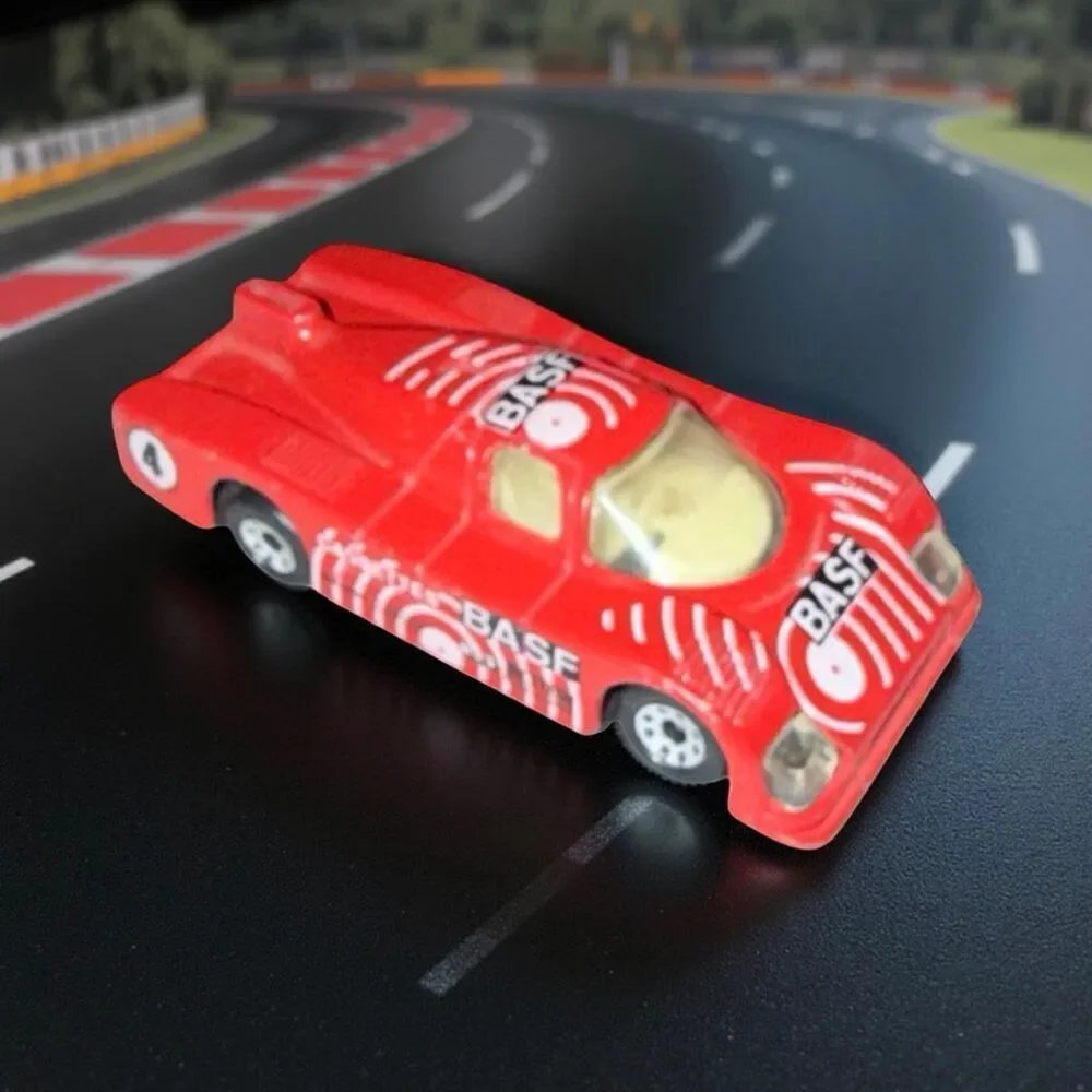 1984 Matchbox Red #4 Sauber Group C Racer BASF Car Macau 1:55 Scale